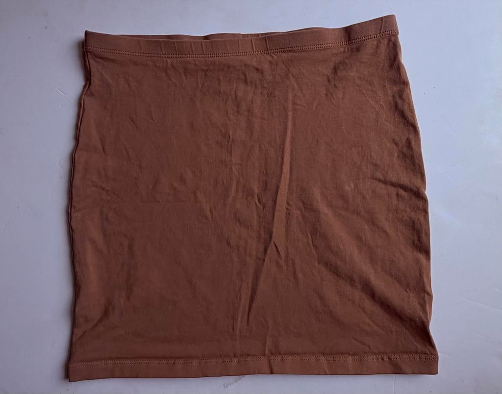 Divided H&M bruine stretch rok maat 38, Maat 38/40 (M), Bruin, Ophalen of Verzenden, Zo goed als nieuw
