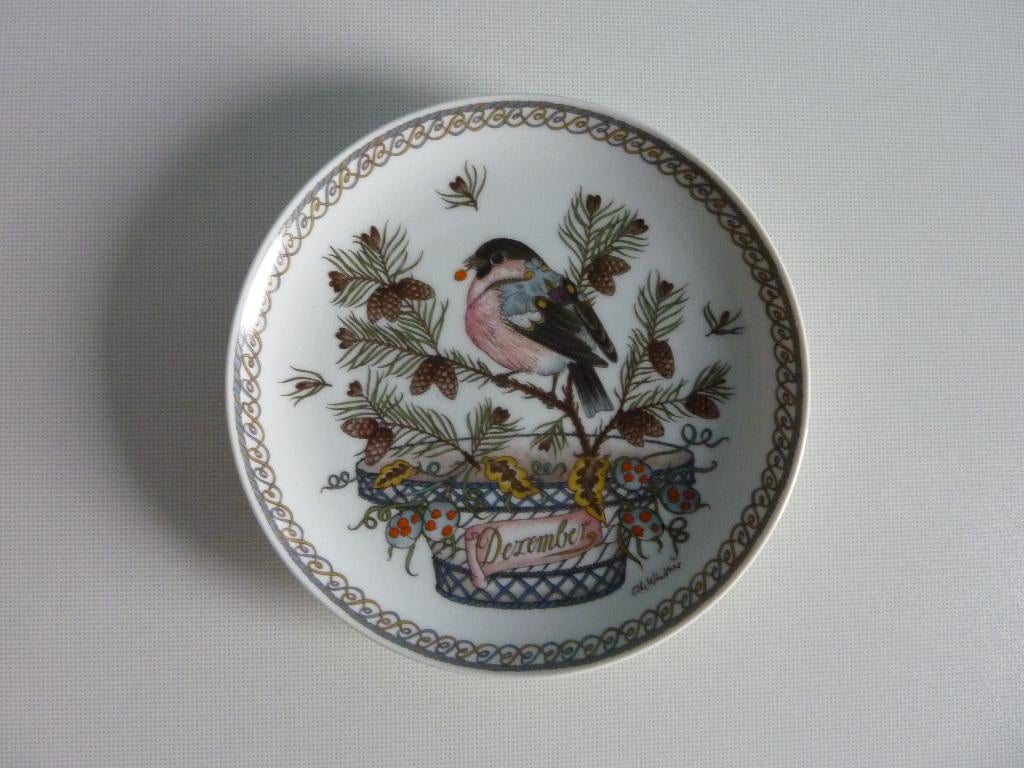 Hutschenreuther teller des monats december Ole Winther, Verzenden