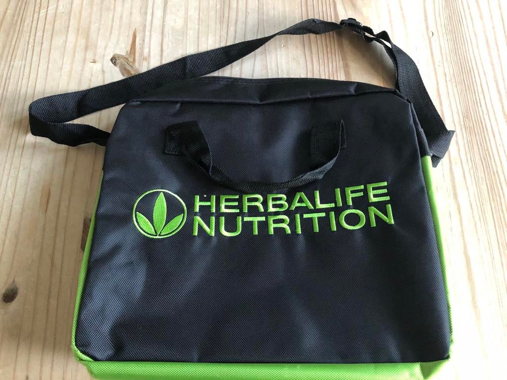 Herbalife Nutrition Schoudertas - Zwart/Groen, Ophalen of Verzenden, Zo goed als nieuw, Zwart, Overige merken