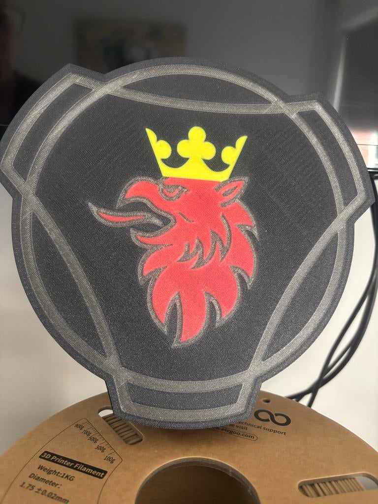 3D-geprint lichtbakje Scania stijl, Meerkleurig, Overige stijlen, Nieuw, Kunststof
