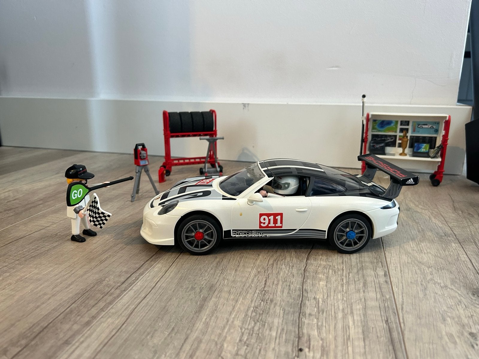 Playmobil Porsche 911 met afneembaar dak en verwisselbare wi, Ophalen of Verzenden, Gebruikt, Complete set, Voertuig