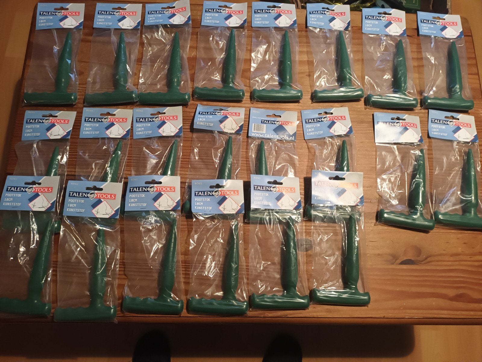 partij Talen Tools Pootstok 18cm Kunststof - Nieuw, Tuin en Terras, Ophalen of Verzenden