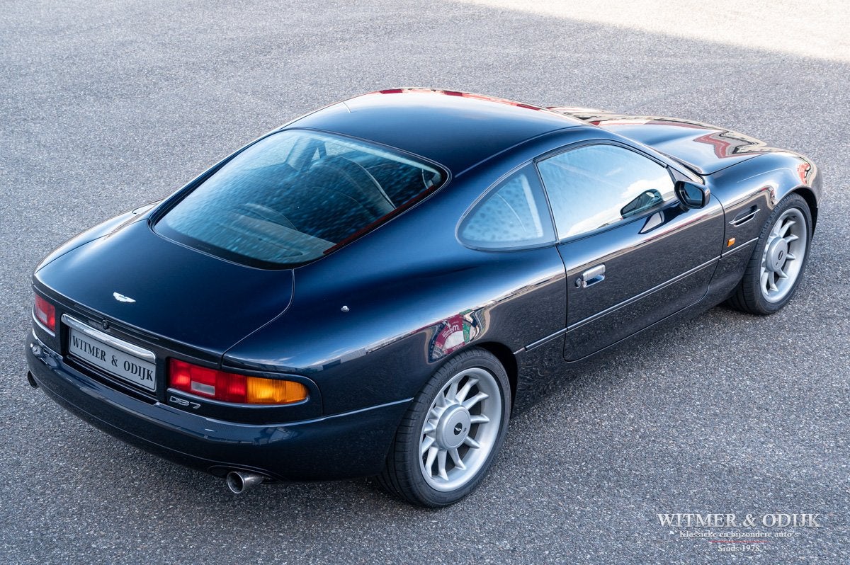 Aston Martin DB7 3.2 V6 Manual NL-auto (bj 1999), Dealer onderhouden, Zwart, 340 pk, Leder