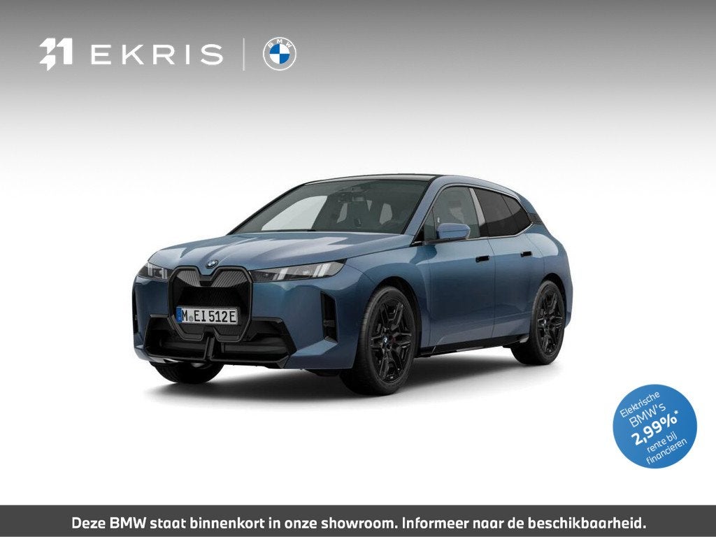 BMW iX xDrive60 | M Sportpakket Pro | Comfort Pack | Innovat, Auto's, BMW, Automaat, Stof, Blauw, 2480 kg