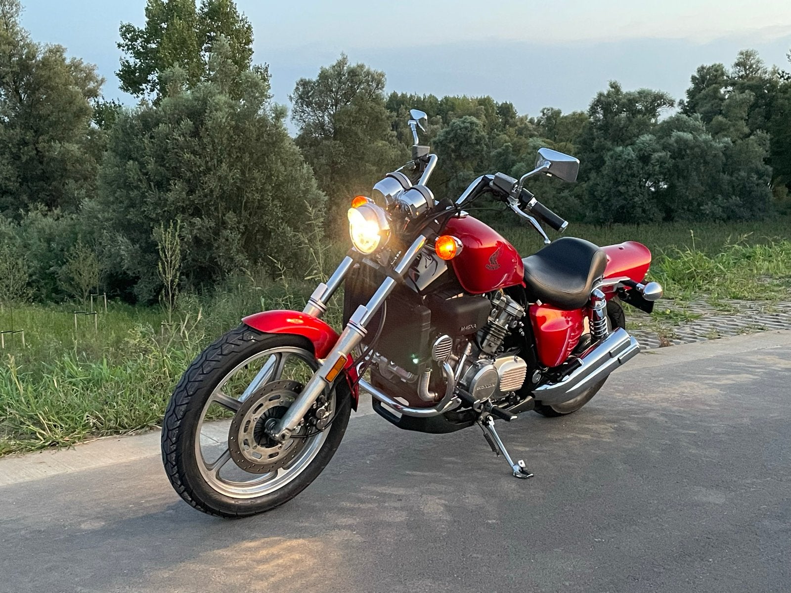 Honda VF700C Supermagna 1987 - Zeldzaam Mooi!, Cardan-aandrijving, 4 cilinders, Chopper, Gebruikt