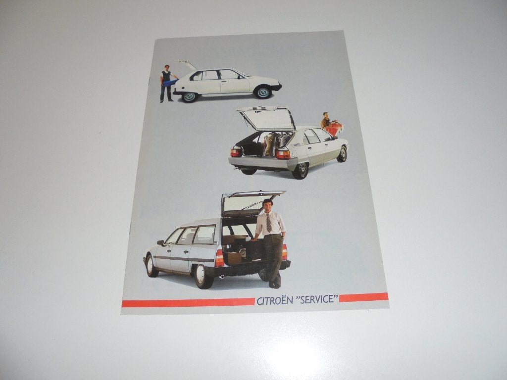 brochure Citroen kleine bestelwagens  1986, Boeken, Ophalen of Verzenden, Nieuw, Citroën