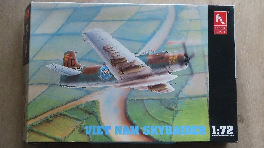 A-1F Skyraider Hobbycraft 1/72, Hobby en Vrije tijd, Modelbouw | Vliegtuigen en Helikopters, Overige merken, 1:72 tot 1:144, Nieuw