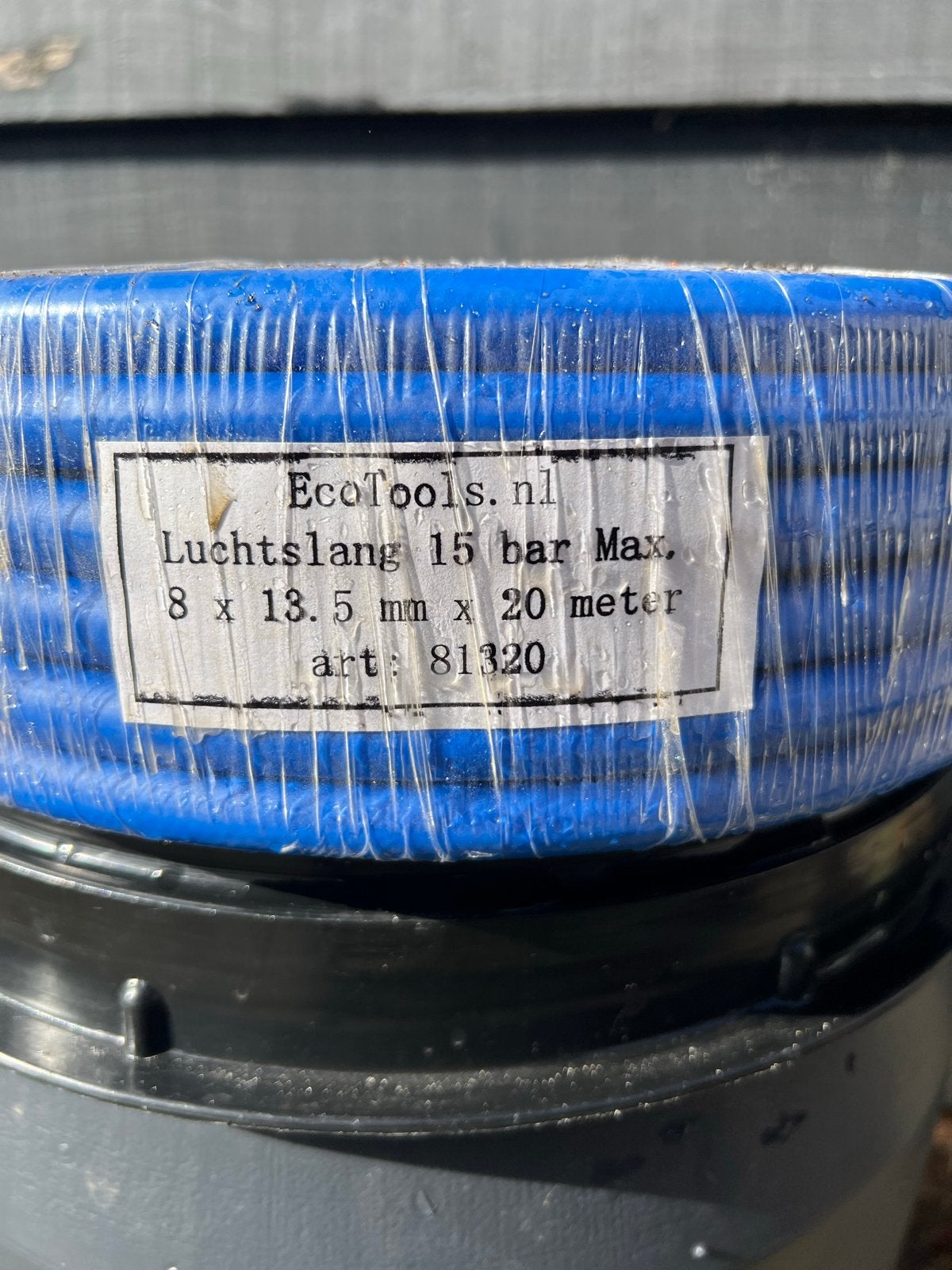 EcoTools Luchtslang 15 bar Max. 8 x 13.5 mm x 20 meter, Nieuw, Ophalen of Verzenden, Minder dan 200 liter/min, 10 bar of meer