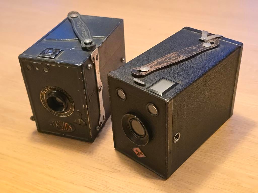 Ensign All-Distance Twenty Box 120 & Agfa Box I/54 €29 !!, Ophalen of Verzenden, Compact, Overige Merken