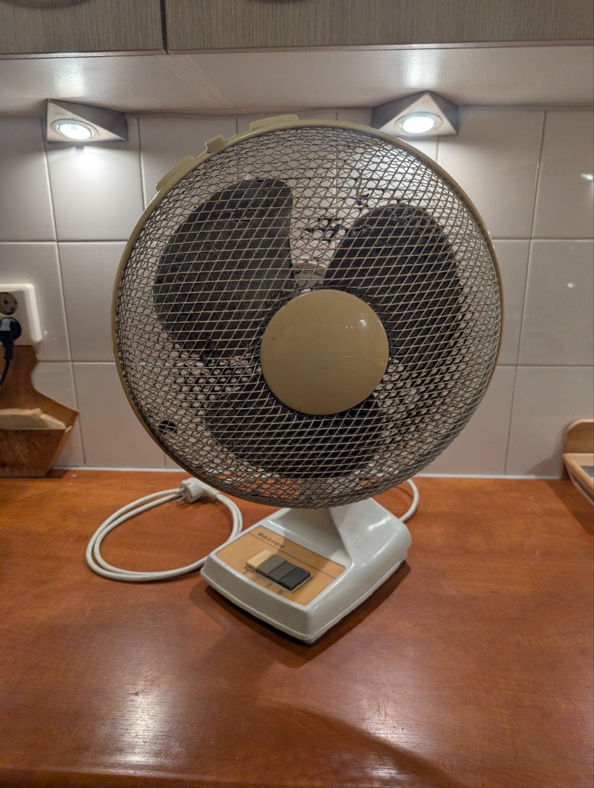 Vintage Jaren '80 Patron DPT30 Tafelventilator, Ophalen of Verzenden, Gebruikt