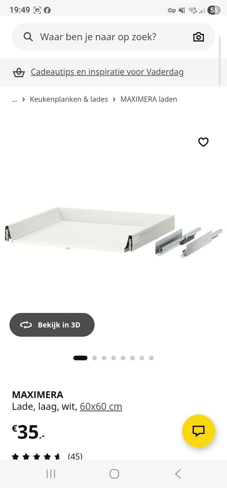 Ikea Metod Maximera Lades - 4x Middel, 2x Laag, Ophalen, Gebruikt