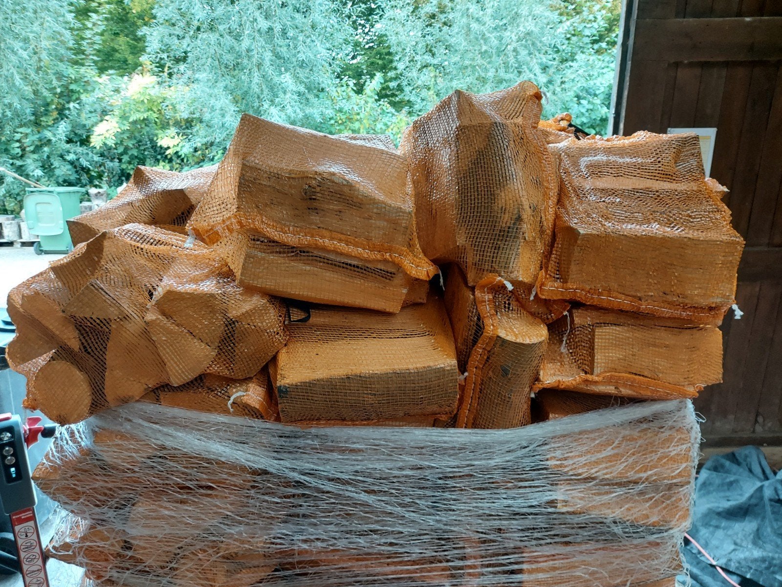 zak haardhout beuk en essen, ovengedroogd 5 voor €20,-., Minder dan 3 m³, Ophalen, Beukenhout, Blokken