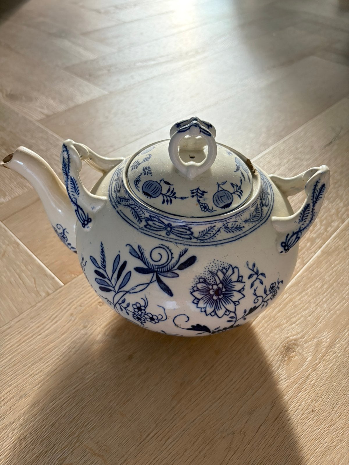 Antiek vintage servies theepot, Ophalen