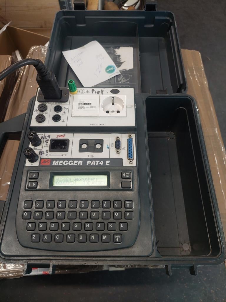 Nr 6 Megger PAT4E NEN 3140 Tester - Compleet met snoeren, Ophalen of Verzenden