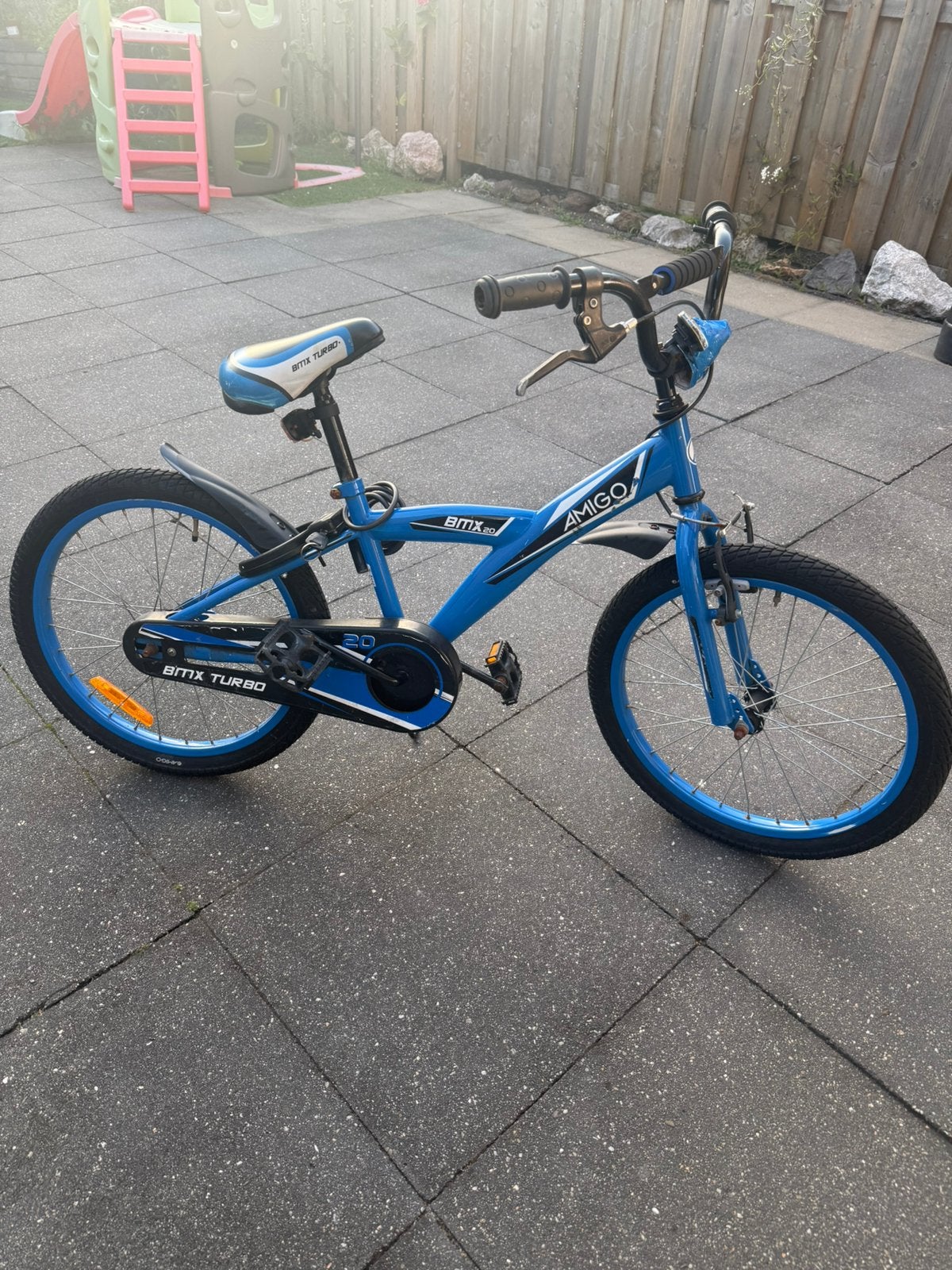 bmx amigo, Ophalen, Gebruikt, Staal, Velgrem