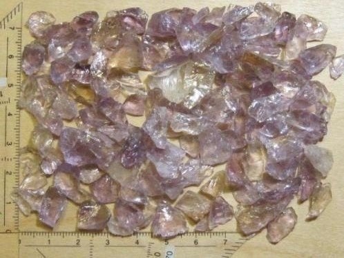 m. bulk 2 - 16 soorten ruwe edelstenen 4250Kt - organite, Ophalen of Verzenden, Mineraal