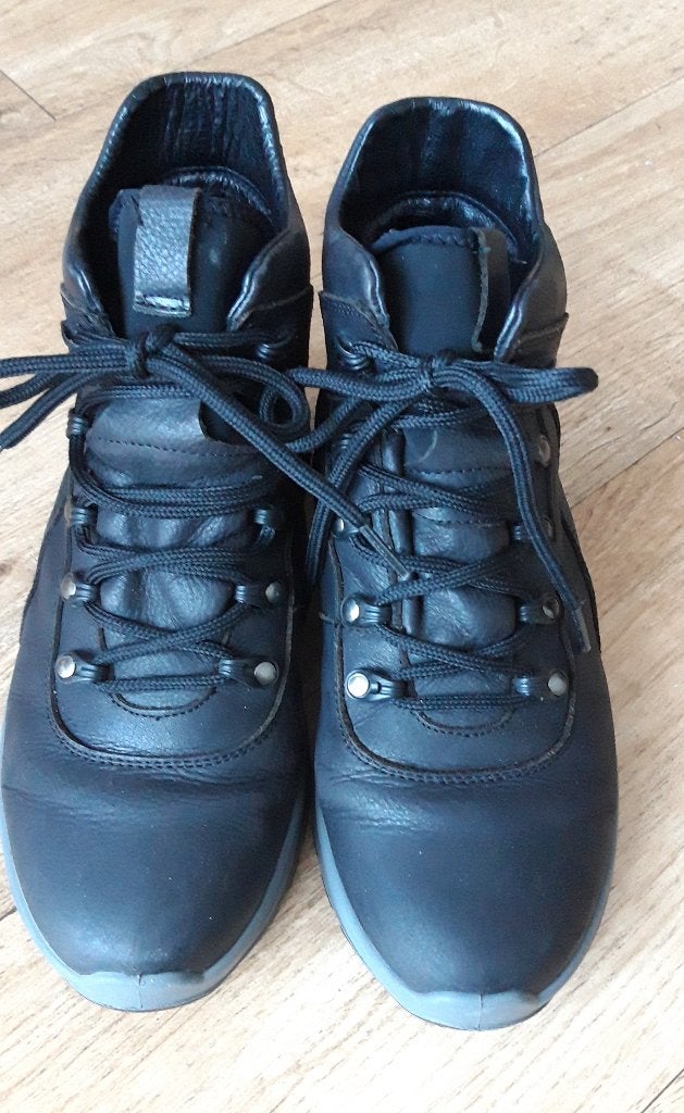 Laarzen / Boots Mt.38, Zwart, Lage of Enkellaarzen, Ophalen of Verzenden, Zo goed als nieuw