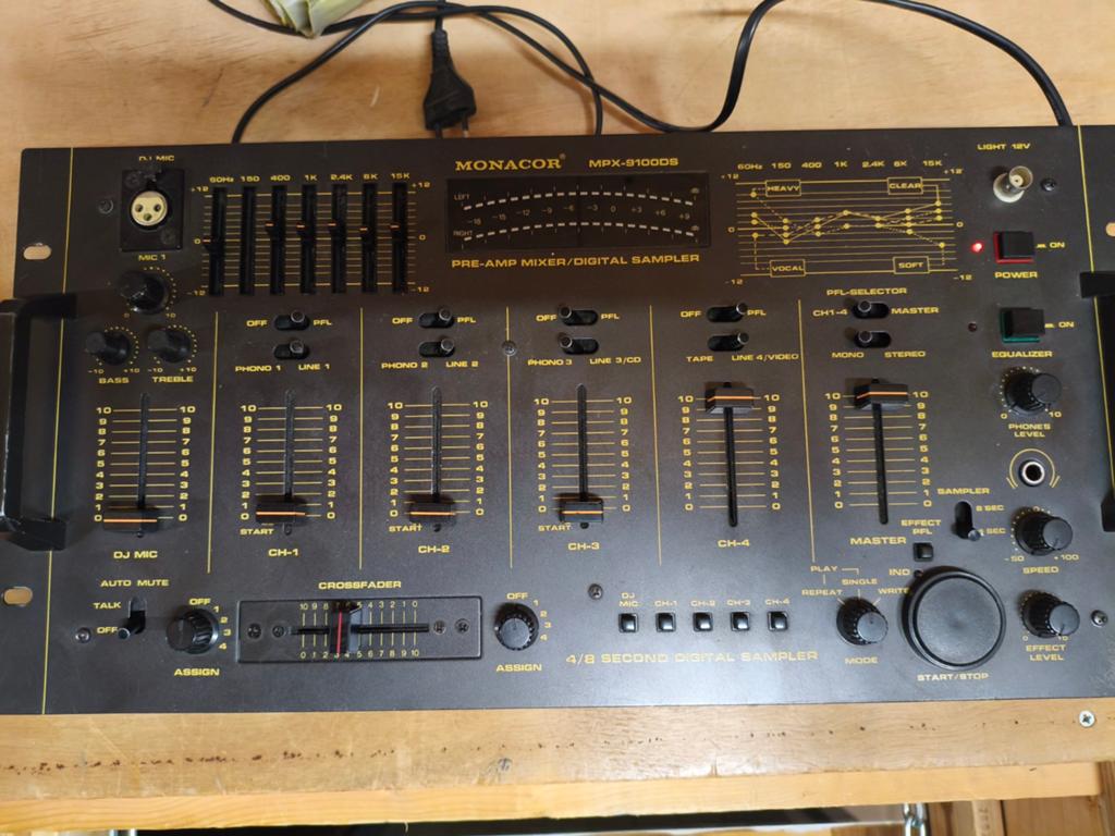 Monacor mengpaneel mpx9100s, Muziek en Instrumenten, Mengpanelen, Ophalen of Verzenden, Gebruikt