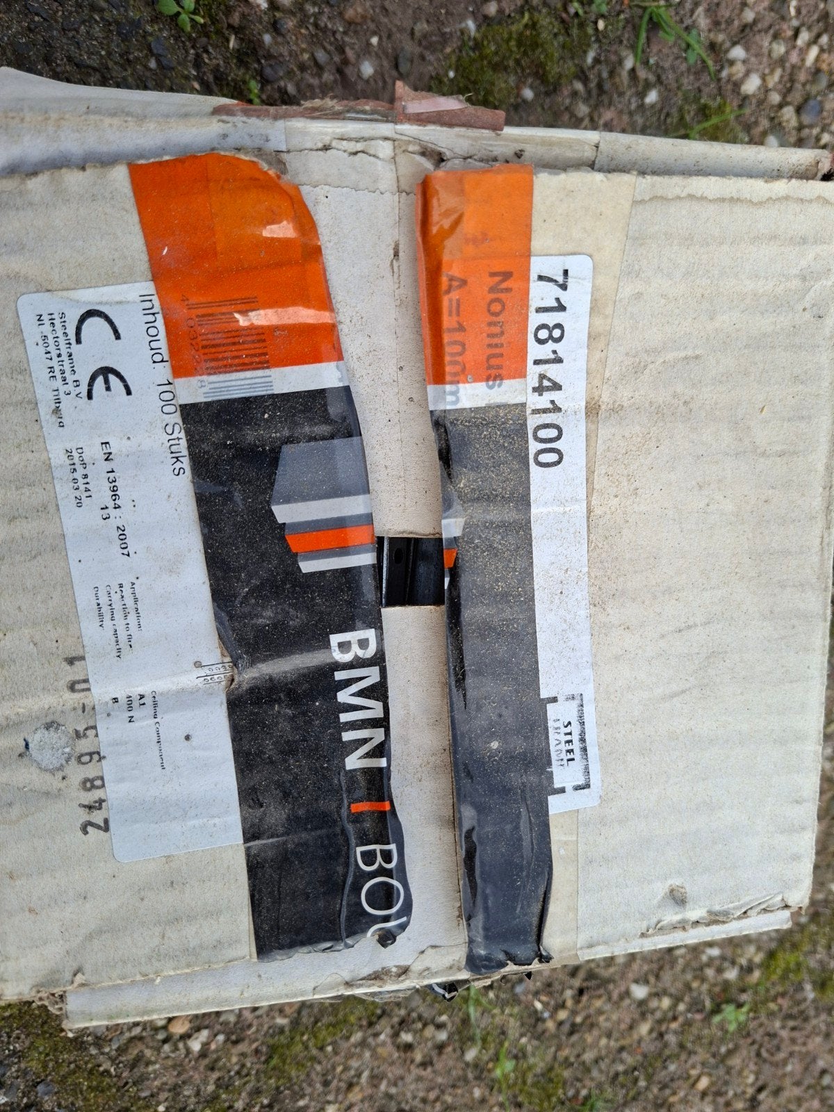 Nonius bovenkaak 100mm voor systeemplafond (100 stuks), Doe-het-zelf en Verbouw, Ophalen of Verzenden, Nieuw, 100 tot 250 mm, Overige typen