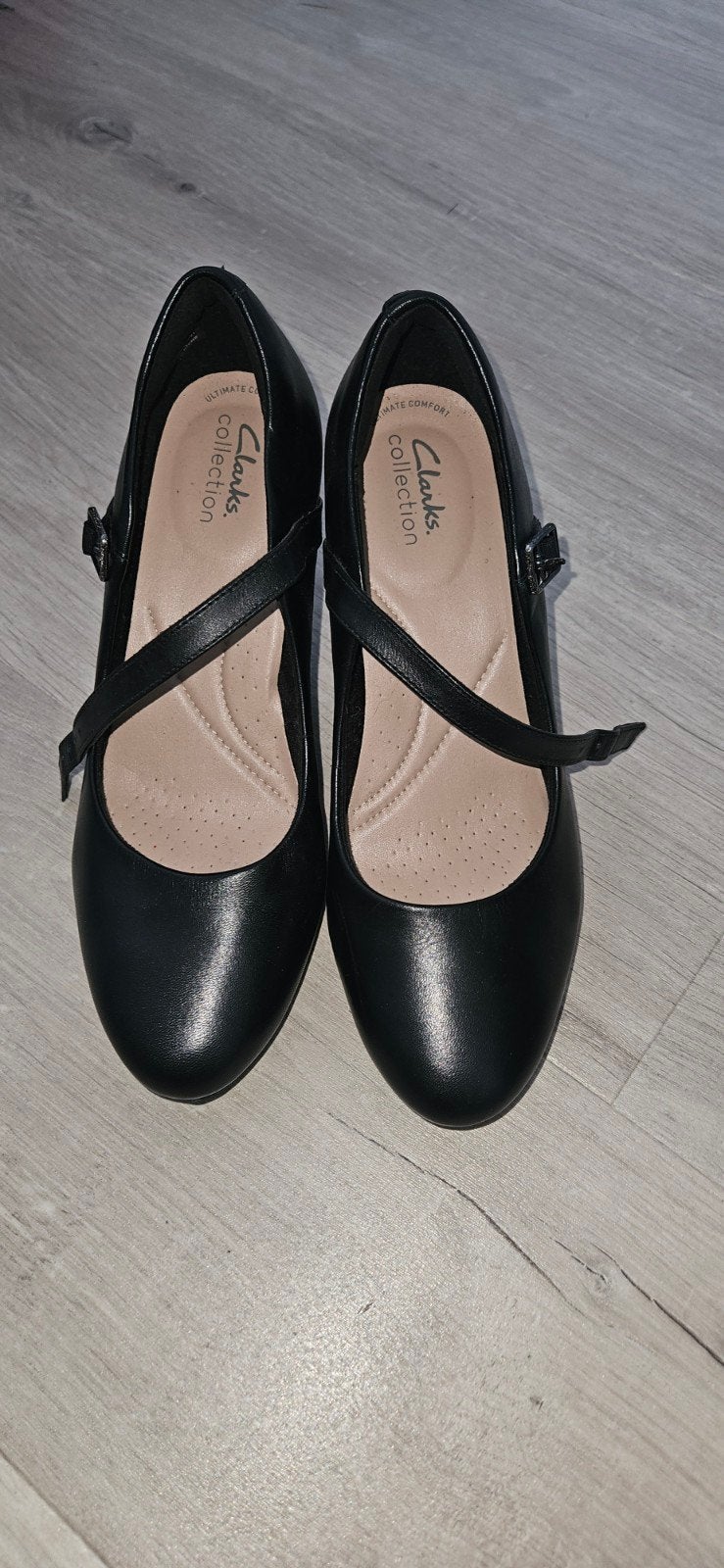 Clarks pumps zwart, Ophalen of Verzenden, Zo goed als nieuw, Zwart