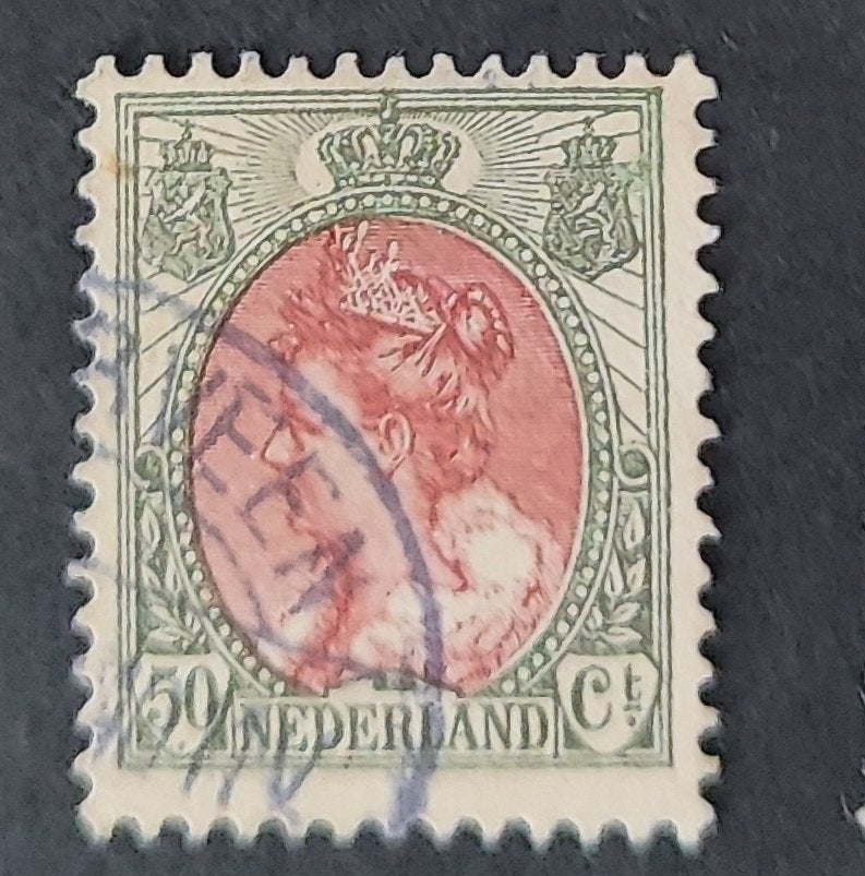 nederland nvph 74, Postzegels en Munten, Verzenden, T/m 1940, Gestempeld