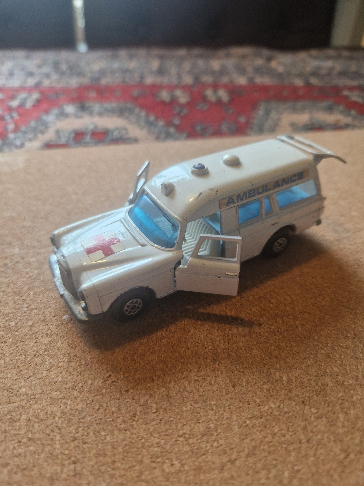 Matchbox Speed Kings K28 mercedes Benz Binz Ambulance, Ophalen of Verzenden, Gebruikt, Auto, Matchbox