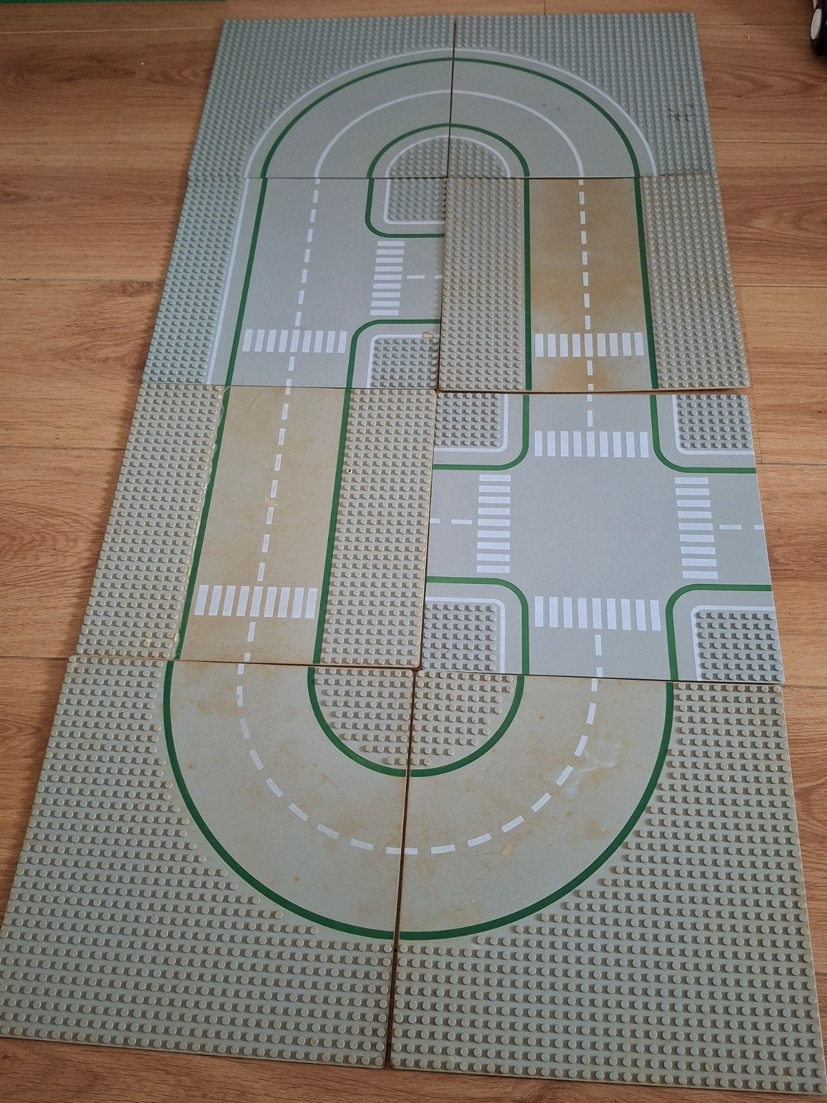 8 Lego grondplaten/wegenplaten., Kinderen en Baby's, Speelgoed | Duplo en Lego, Ophalen of Verzenden, Gebruikt