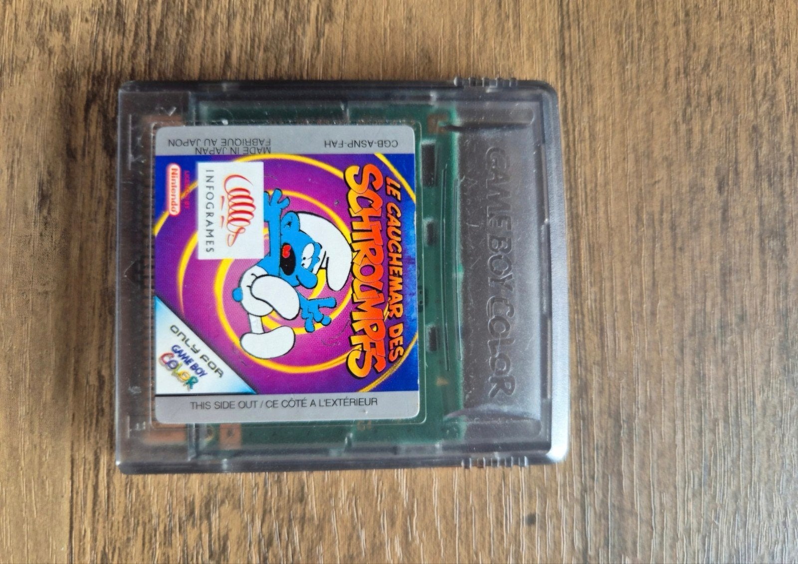 De Smurfen: Le Cauchemar des Schtroumpfs Game Boy Color, Spelcomputers en Games, Ophalen of Verzenden