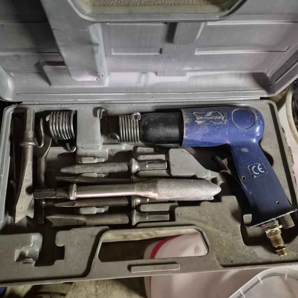 Bijtel set voor compressor, Doe-het-zelf en Verbouw, Ophalen of Verzenden