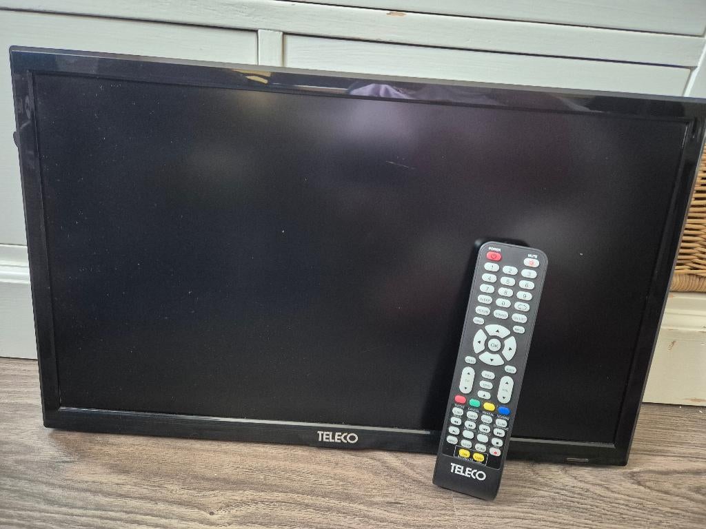 Camper televisie 22 inch met DVD speler, Ophalen, Gebruikt