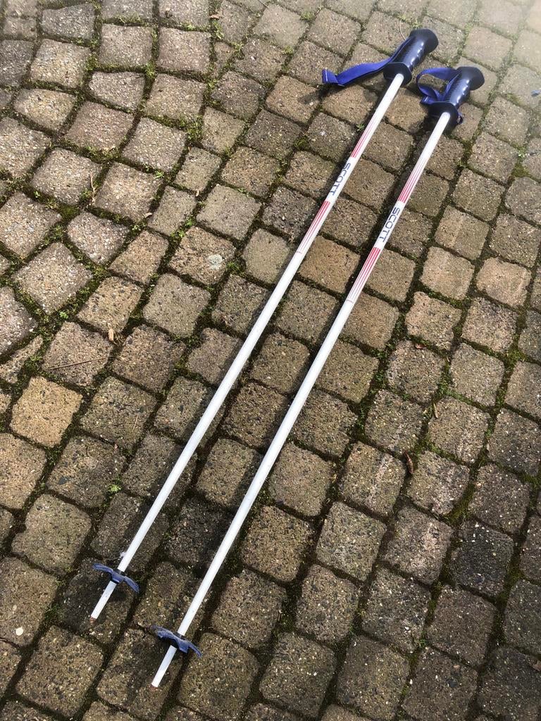 Scott Skistokken 1.30m, Sport en Fitness, Skiën en Langlaufen, Overige merken, Gebruikt, Stokken, Ophalen of Verzenden