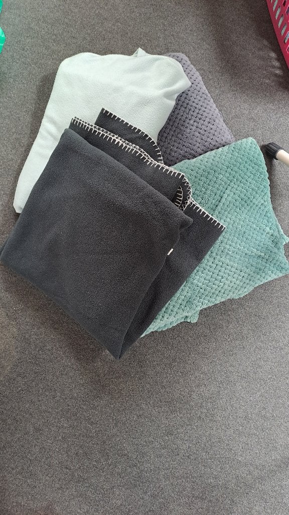 Fleece dekens, Ophalen, Zo goed als nieuw, Wasbaar, Fleece
