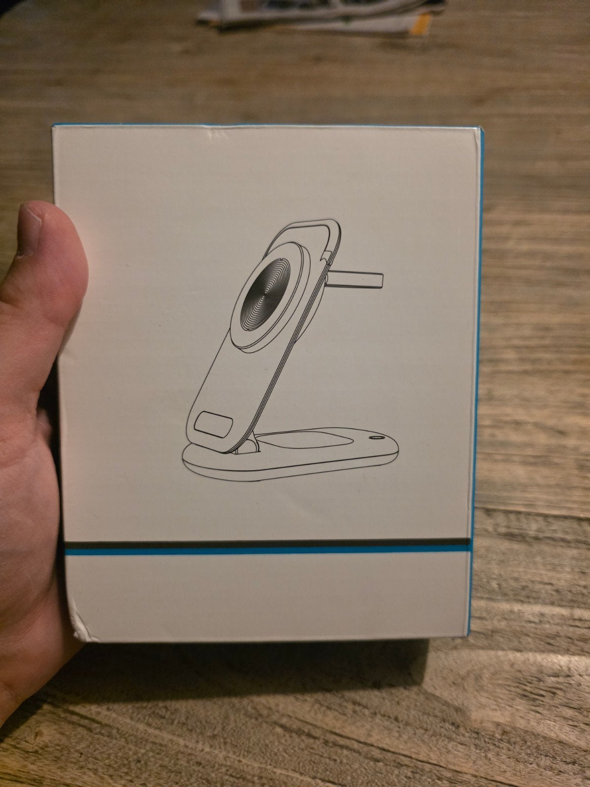 3-in-1 magnetische draadloze oplader - Incl. oplaadstekker, Universeel, USB-C, Draadloze oplader, Nieuw