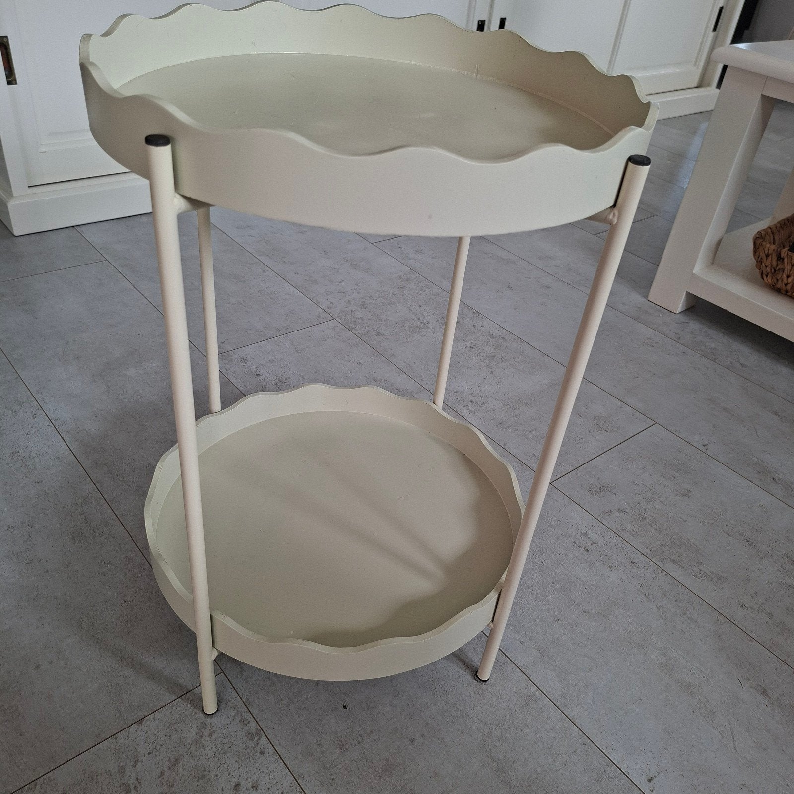 Bijzettafel  rond, Ophalen, Rond, Minder dan 55 cm, 45 tot 60 cm