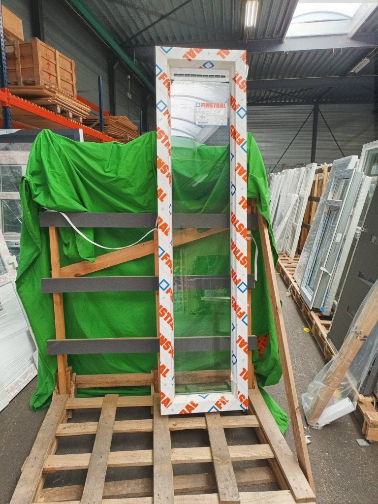 Kunststof Vast kozijn b58,2 x h234,5 cm  -2282-, Niet ingevuld, Kunststof, Minder dan 75 cm, Raamkozijn