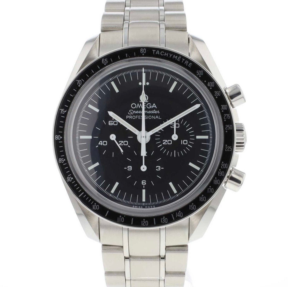 Omega Speedmaster Professional Moonwatch, Staal, Polshorloge, Ophalen of Verzenden, Zo goed als nieuw