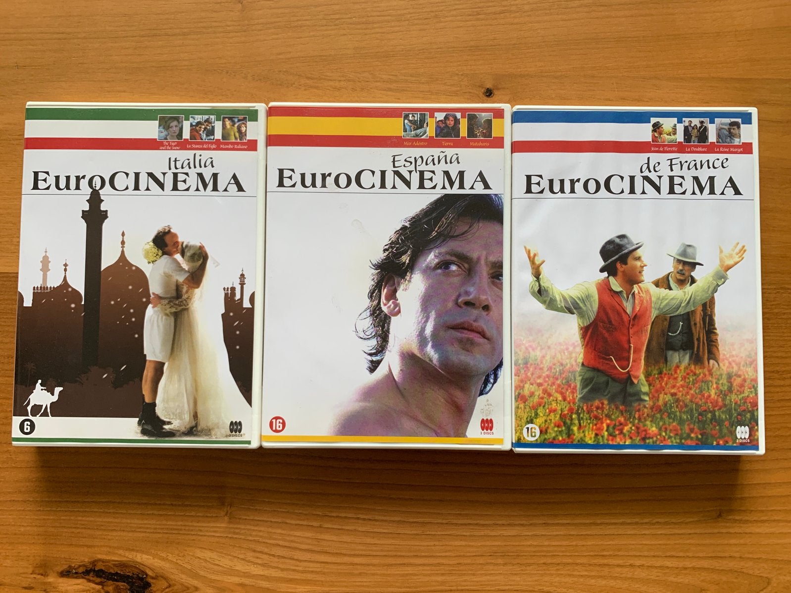 Eurocinema Italia / Espana / de France (9 DVD), Vanaf 18 jaar, Drama, Overige gebieden, Nederlands