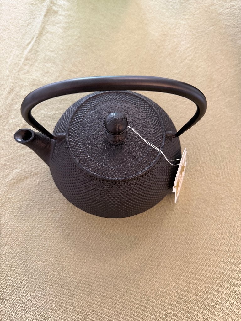 Iwachu Japanse Gietijzeren ketel (Tetsubin) 0.9L, Theepot/fluitketel, Verzenden, Nieuw, Zwart