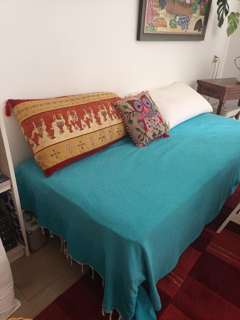 Nieuw eenpersoonsbed met nieuw pocketvering matras, Huis en Inrichting, Ophalen, 90 cm, Nieuw, 190 cm of minder