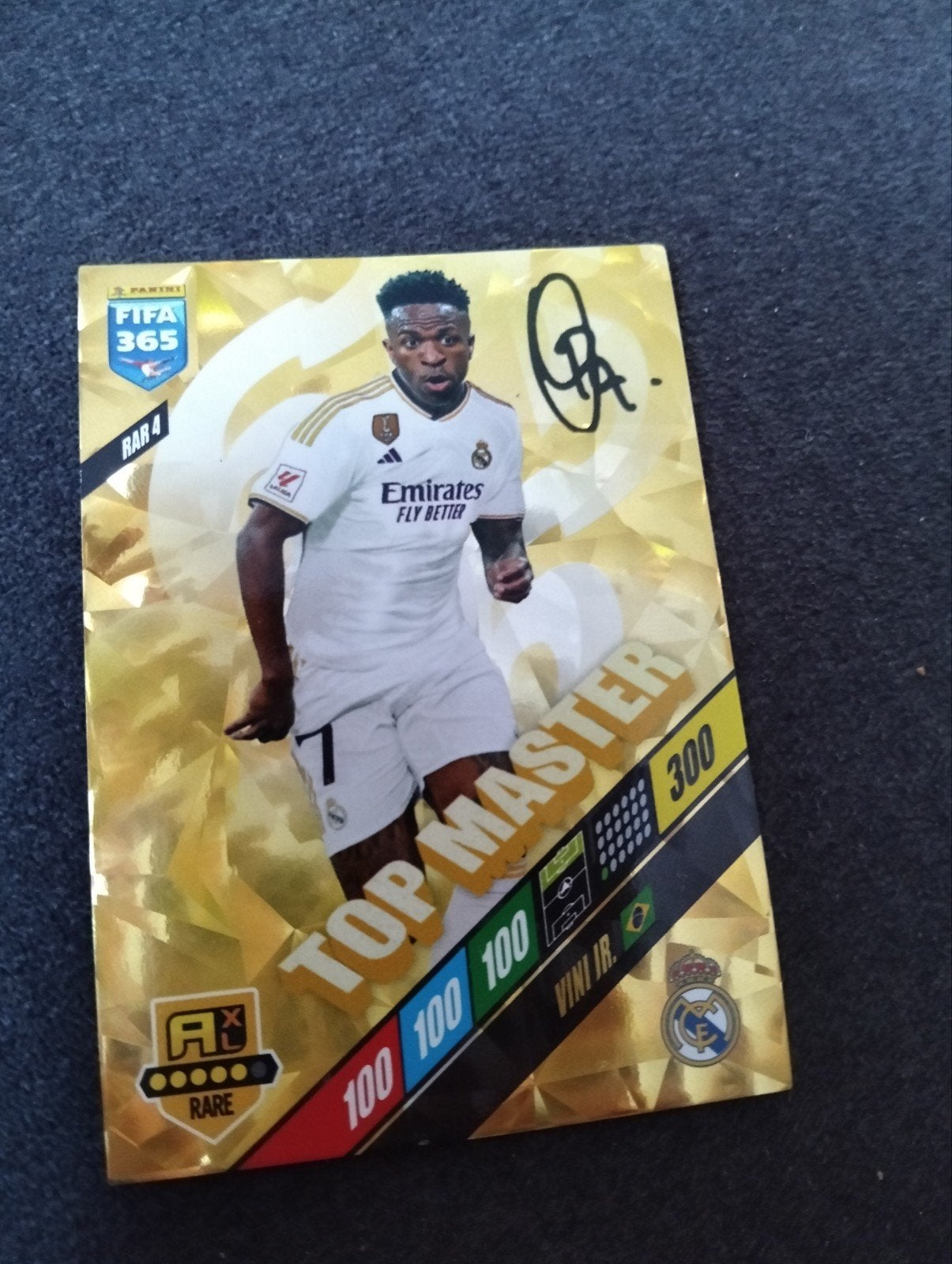 Panini Vini jr top master met een handtekening boven, Hobby en Vrije tijd, Stickers en Plaatjes, Ophalen, Plaatje