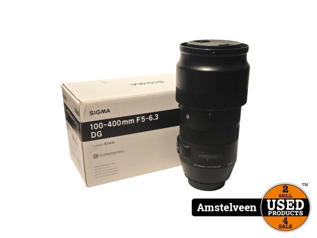 Sigma 100-400mm f/5-6.3 DG Canon | Zeer Nette Staat, Audio, Tv en Foto, Sigma, Gebruikt, https://www.sigma-global.com/en/contact/