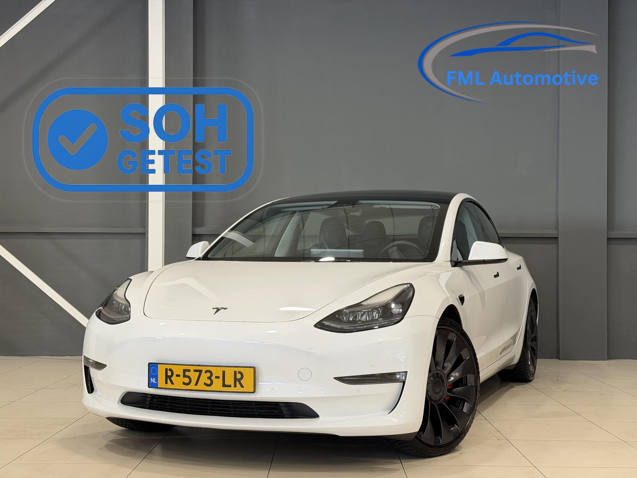 Tesla Model 3 Performance AWD 75 kWh | Performance | SOH 87,, Auto's, Automaat, Stof, Gebruikt, 547 km