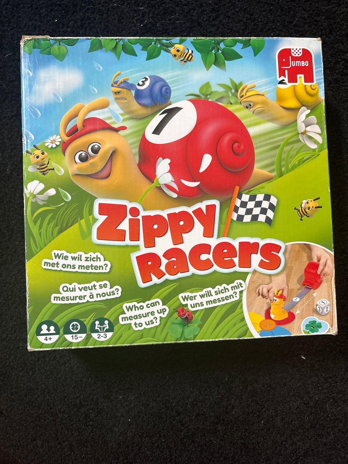 Zippy Racers Slakkenspel van Jumbo, Een of twee spelers, Ophalen of Verzenden, Gebruikt