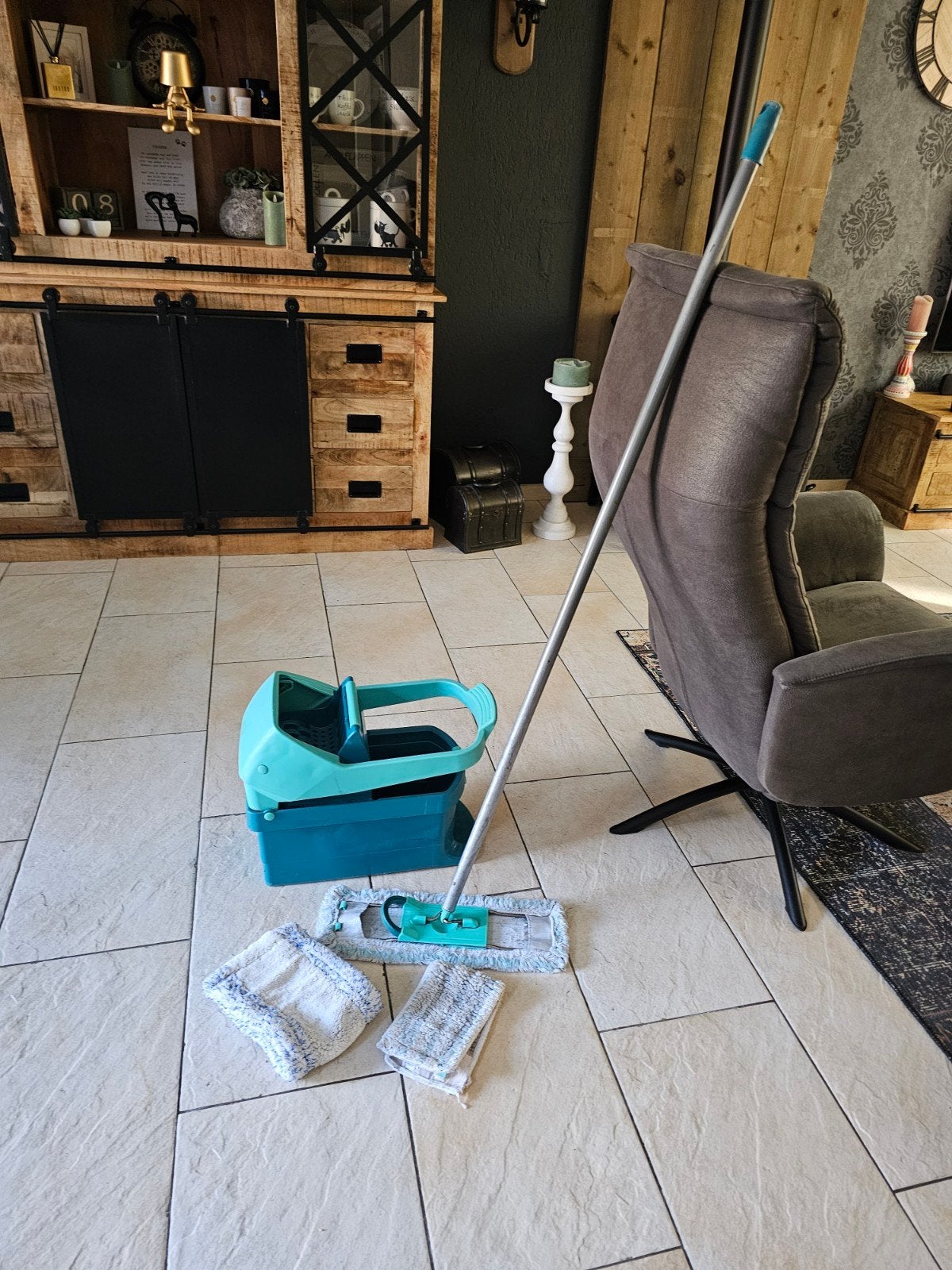 leifheit dweilset, Ophalen