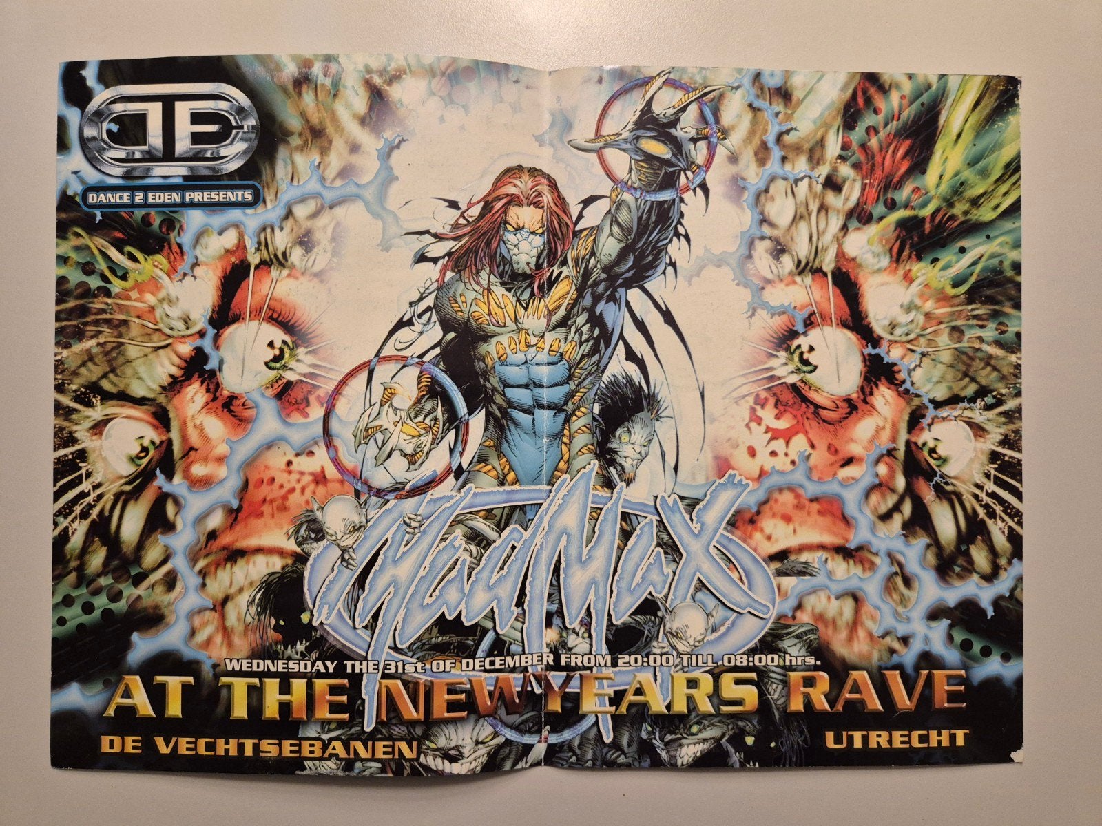 Diverse flyers hardcore party's, Verzamelen, Gebruikt, Ophalen of Verzenden, A1 t/m A3, Overige vormen