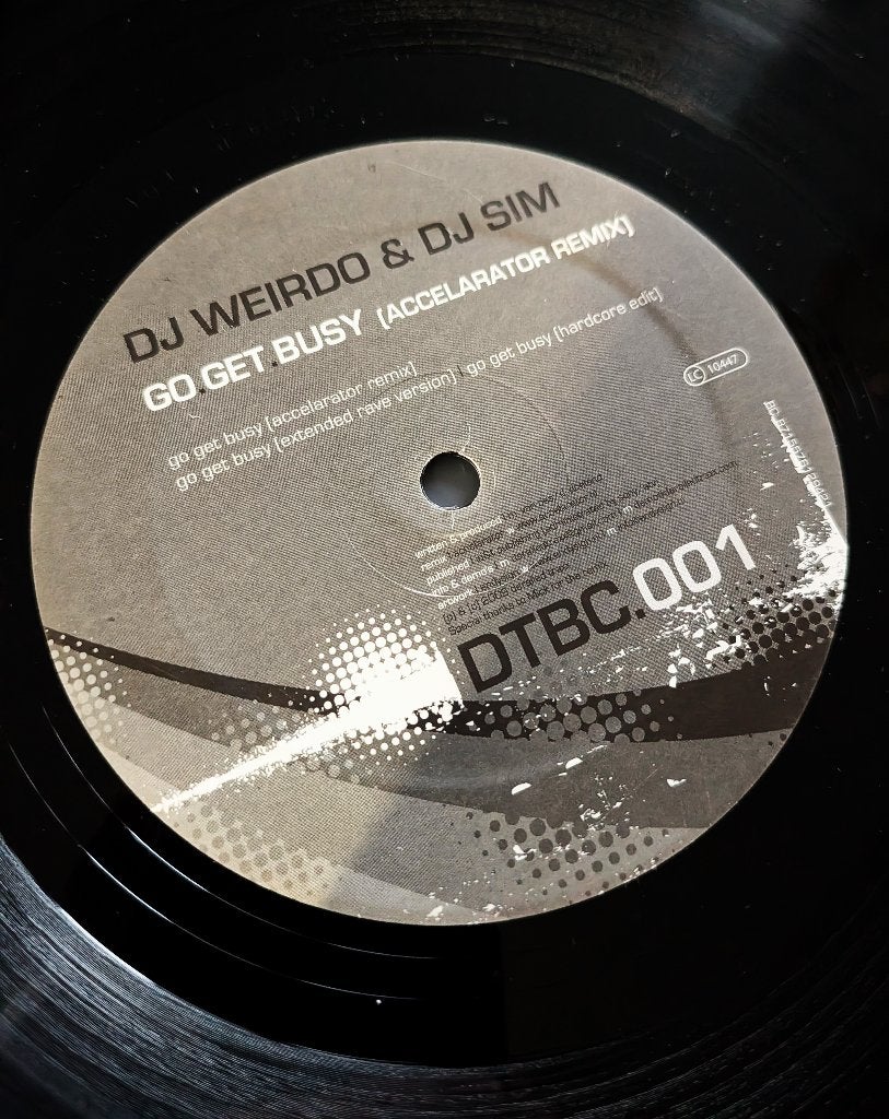 DJ Weirdo & DJ Sim – Go Get Busy, Hardcore, Inclusief binnenhoes, Ophalen of Verzenden, Zo goed als nieuw