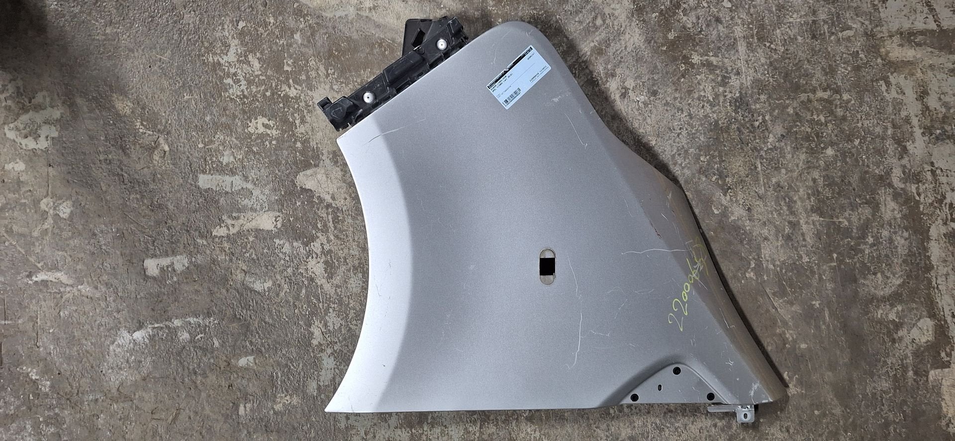 Spatbord Links-Voor Opel Vivaro B 2014-2019 Grijs Zilver Sch, Gebruikt, -, -, Opel