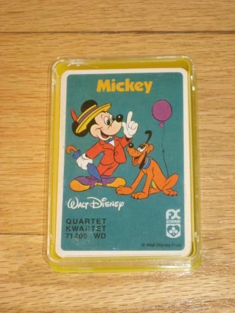 Mickey Mouse kwartet Franstalig Walt Disney, Ophalen of Verzenden, Zo goed als nieuw, Kwartet(ten)
