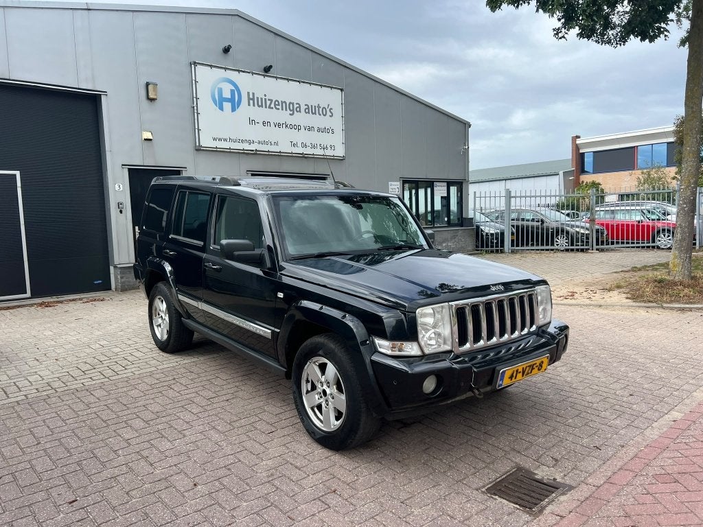 Jeep Commander 3.0 CRD Limited|4X4| GRIJSKENTEKEN!| APK!, Automaat, 2240 kg, Gebruikt, Zwart