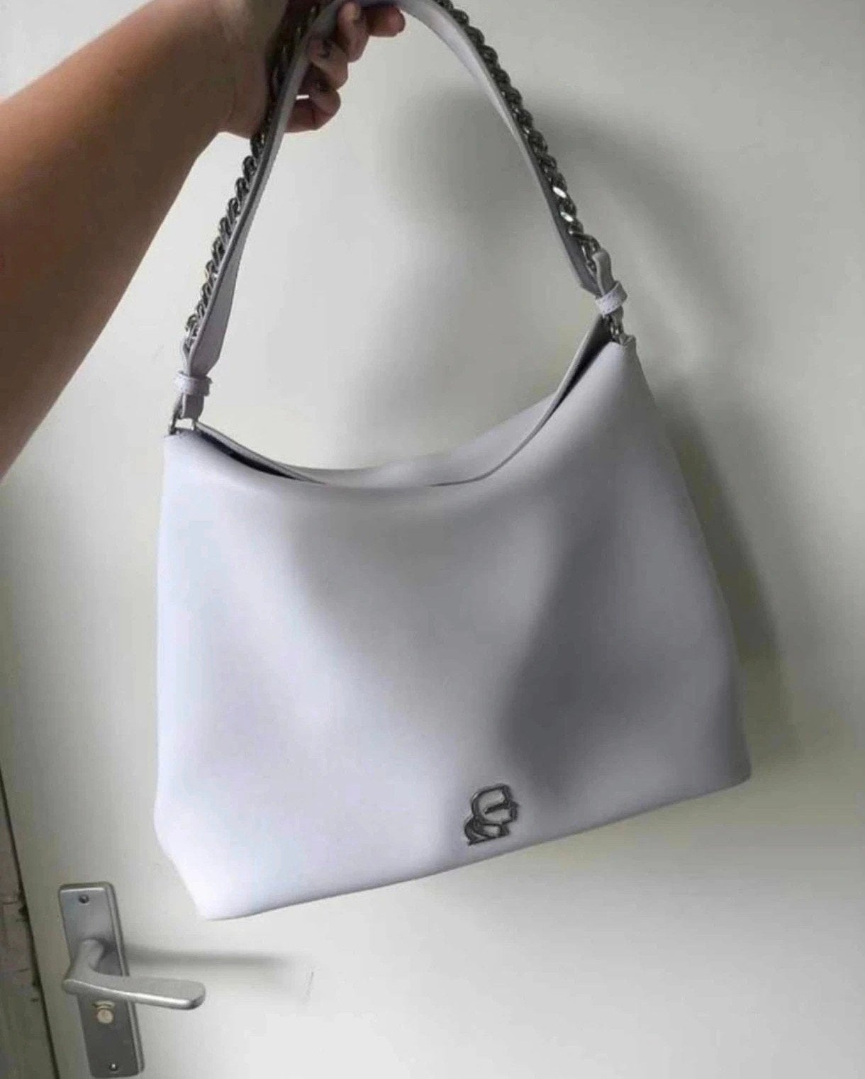 karl Lagerfeld tas, Ophalen of Verzenden, Zo goed als nieuw, Paars, Handtas